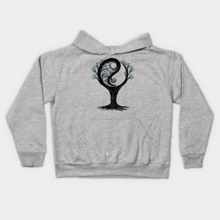 Yin Yang Tree Kids Hoodie